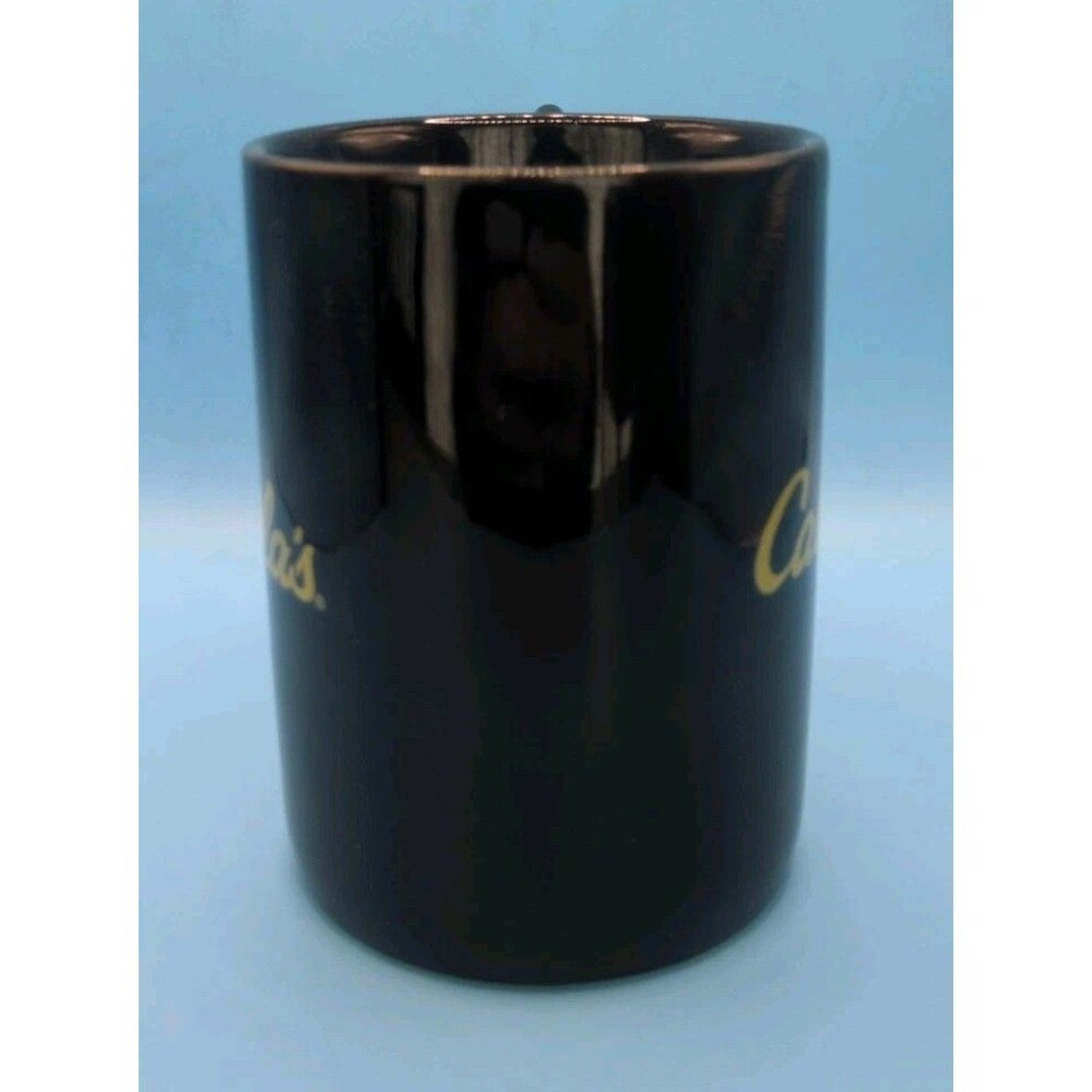 Cabelas Pistol Grip Coffee Mug Ceramic Cup Black Hand Gun Handle Shooter Gift
